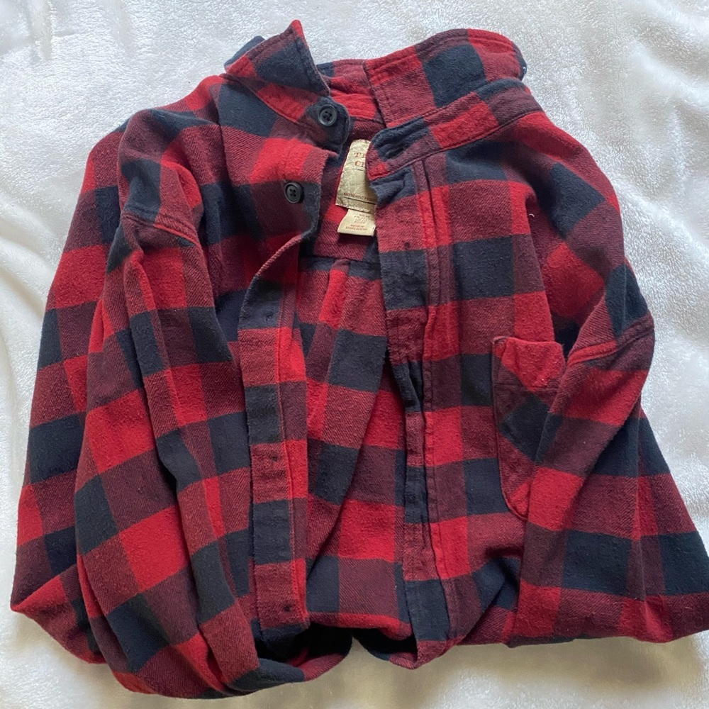 Red and Black Plaid Jacket